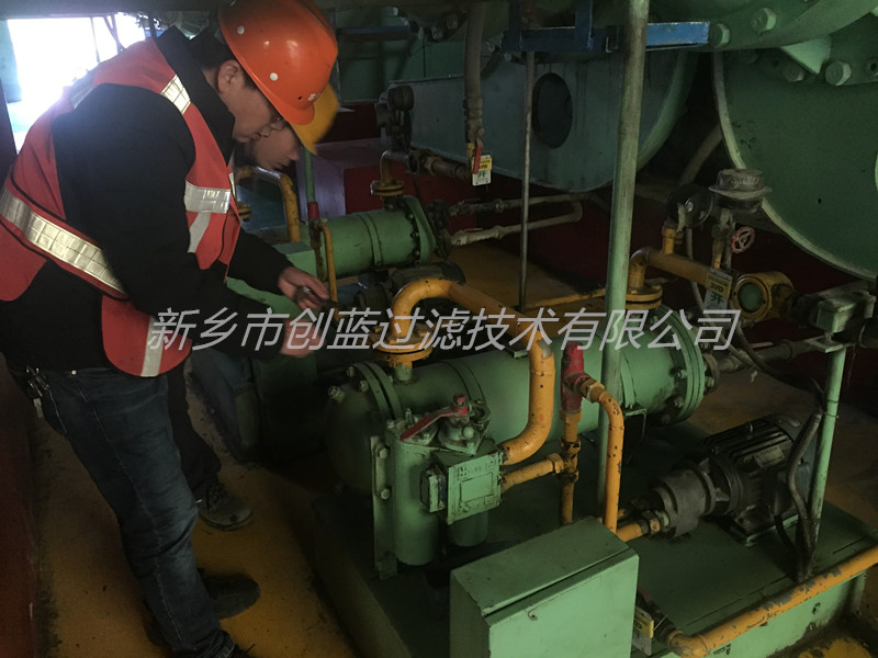 2019年3月1日新鄉(xiāng)創(chuàng)藍(lán)過(guò)濾公司技術(shù)及銷(xiāo)售人員赴客戶現(xiàn)場(chǎng)測(cè)繪(圖2)