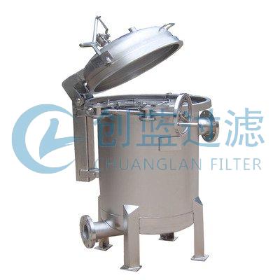 不銹鋼袋式過(guò)濾器，又稱保安過(guò)濾器的結(jié)構(gòu)介紹(圖1)